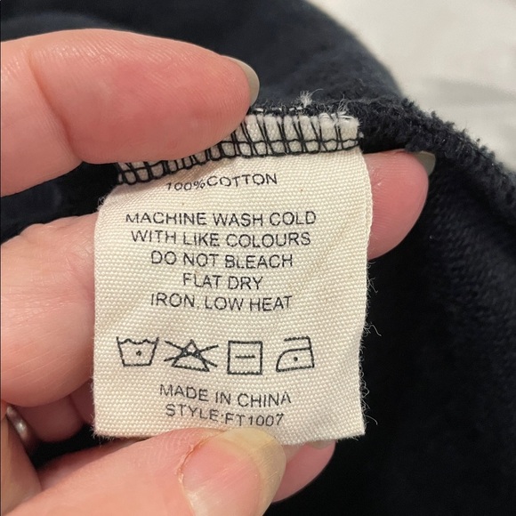 Jackson Rowe | Black | Larrea | Cotton | Hi-Low | Sweatshirt Dress | Size S - Picture 12 of 16